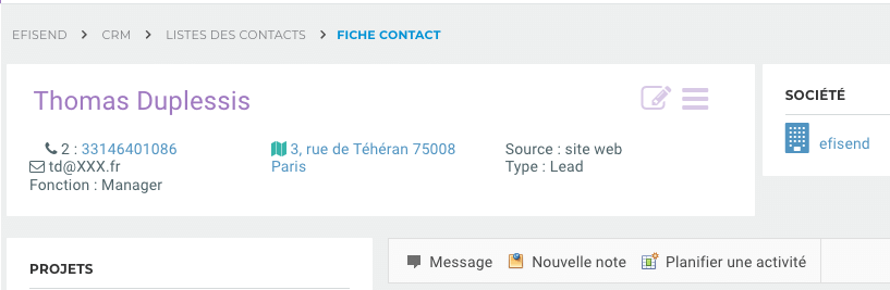 Gestionnaire de contact avancé, la clé du succès 1 Gestionnaire de contact avancé, la clé du succès 1